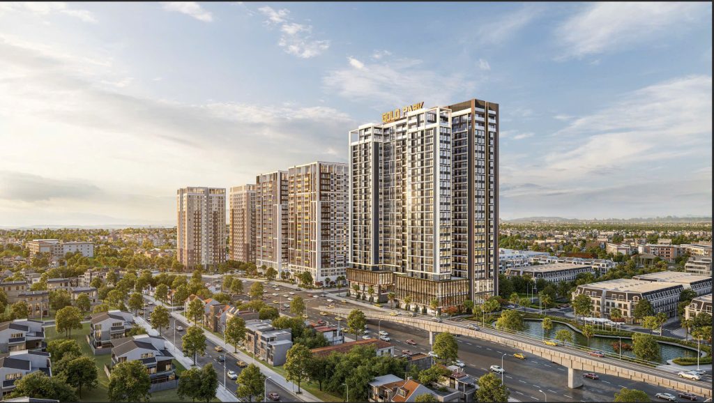 Chung cư Gold Park Bắc Giang – Toà đắt giá số 1 Tổ hợp Green City