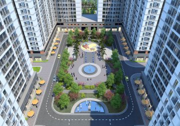 khu vực cảnh quan nội khu